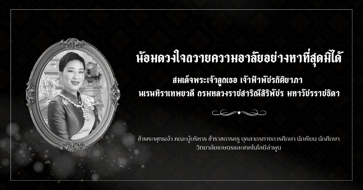 น้อมดวงใจถวายความอาลัย